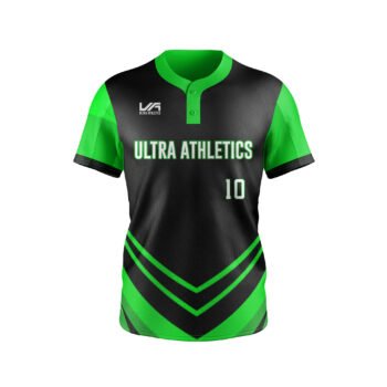 Two-button Style Baseball Jersey Sublimation